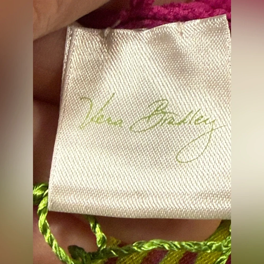 Vera Bradley Embellished Infinity Scarf Palm Fronds - NWT